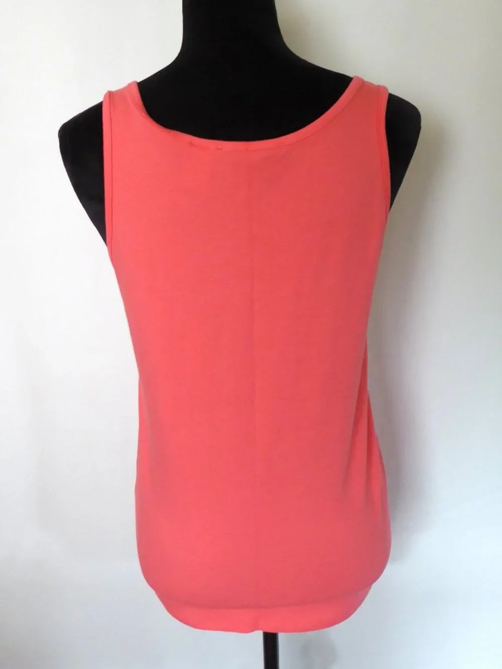 SALMON PINK STRETCH TANK TOP LARGE EIGHT EIGHT EIGHT BRAND  WORN ONCE - Picture 3 of 6